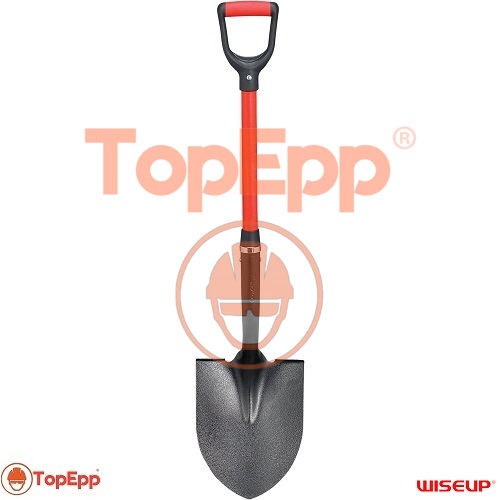 Shovel with fiberglass handle