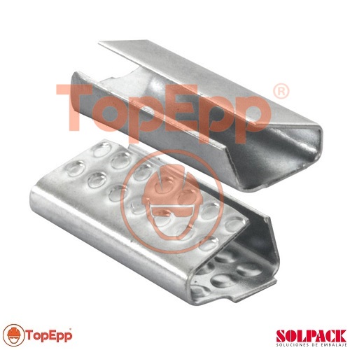 Grapas metalicas para zuncho - Solpack - TopEpp S.A.C..