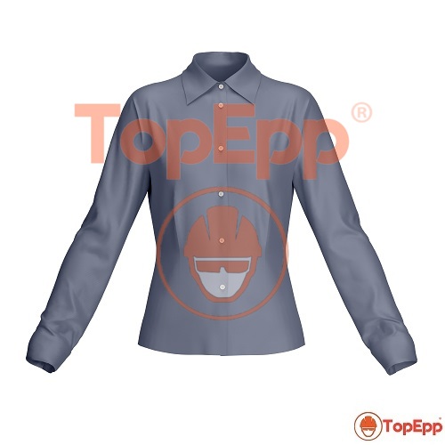 Blusa creditex gris mangas largas - TopEpp S.A.C.