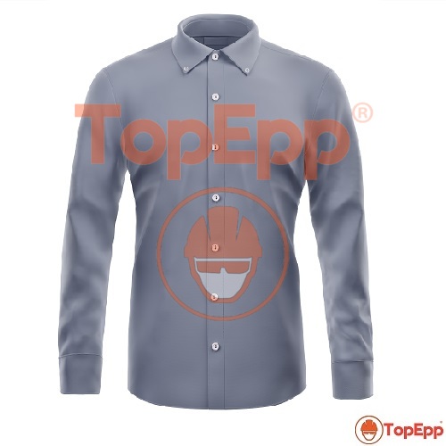 Camisa Creditex gris mangas largas - TopEpp S.A.C.