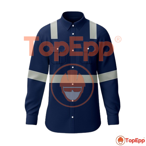 Camisa Drill Nuevomundo - Azul M - TopEpp S.A.C.