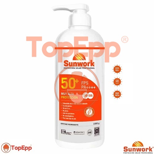 Bloqueador Solar - 1 Litro - Sunwork - TopEpp S.A.C.