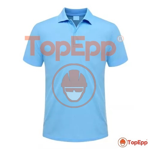 Polo pique mangas cortas - Celeste - TopEpp S.A.C.