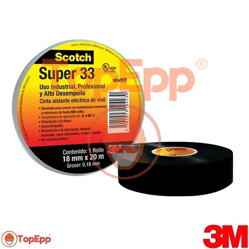Cinta aislante Super 33 - 3M - TopEpp S.A.C.
