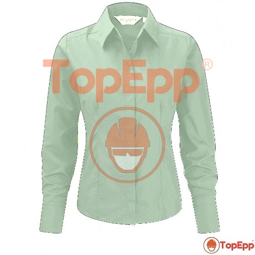 Blusa Popelina Verde agua 1 - TopEpp S.A.C.
