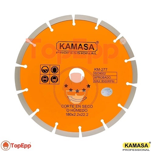 Disco diamantado - 7 Pulg - Cod KM277 - Kamasa - TopEpp S.A.C.