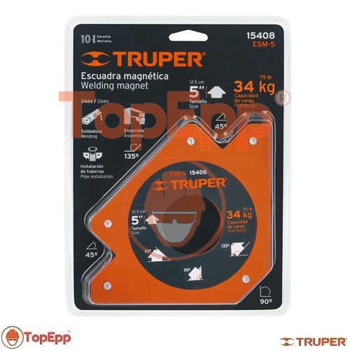 Escuadra magnetica - Cod 15408 - Truper - TopEpp S.A.C.