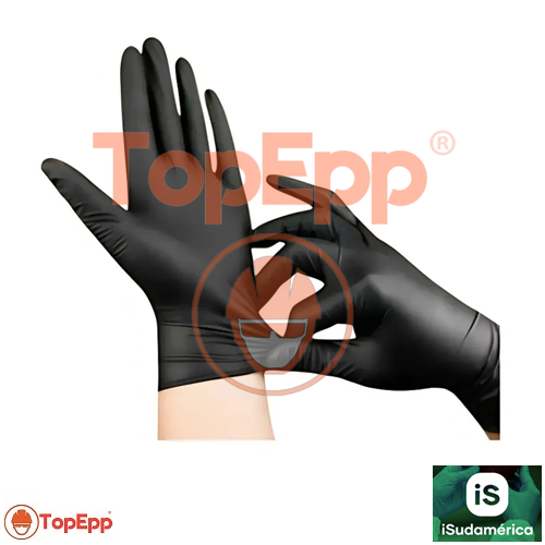 Guantes de nitrilo negro - Isudamerica - TopEpp S.A.C..